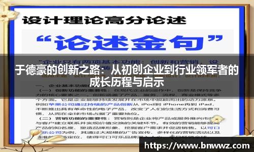 于德豪的创新之路：从初创企业到行业领军者的成长历程与启示