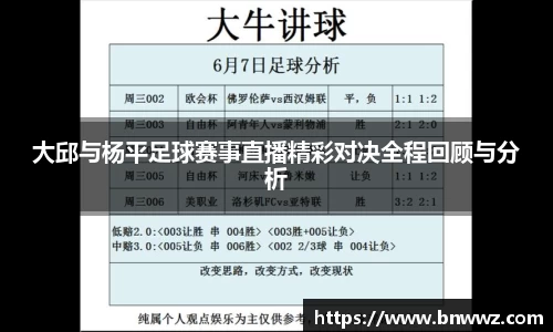 大邱与杨平足球赛事直播精彩对决全程回顾与分析